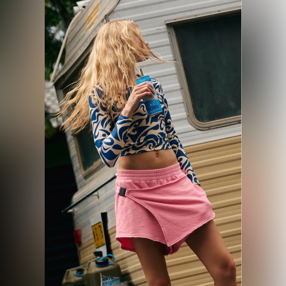 FP Movement by Free people run up shorts - small - worn once - pink lemonade